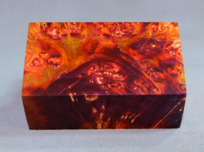 Stabilized Maple Burl Wood Mod Block